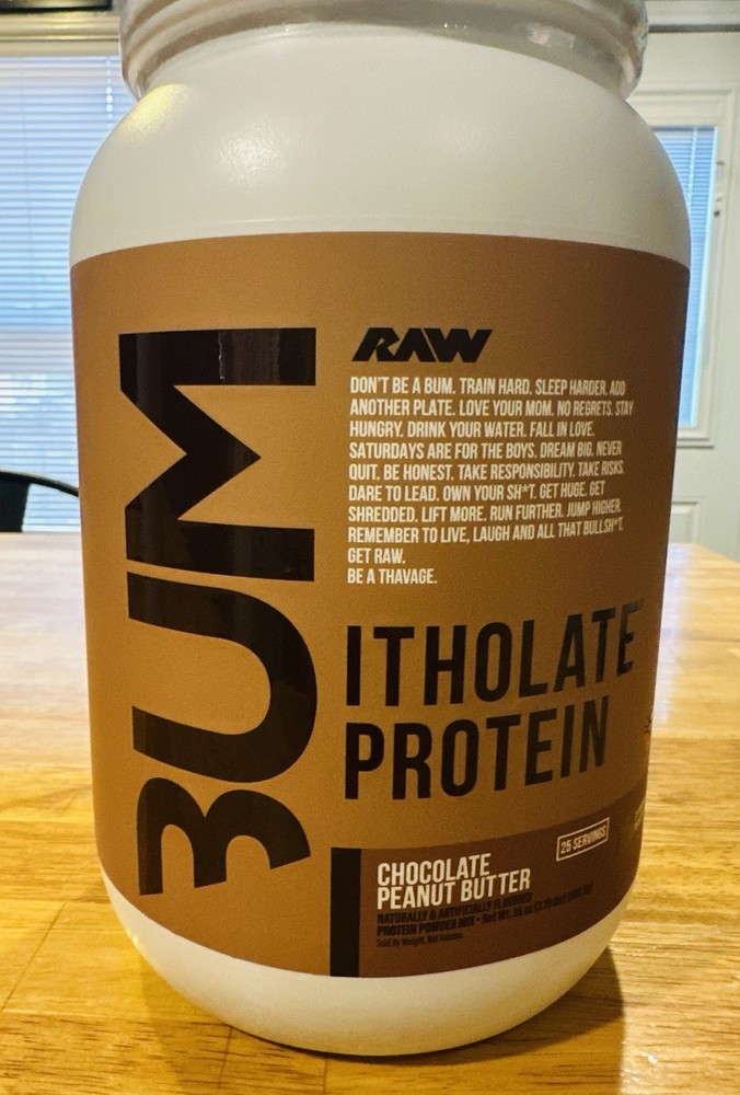Whey Isolate Protein Powder Chocolate Peanut Butter Grass Fed CBUM Itholate