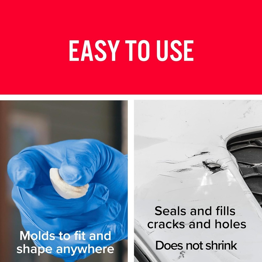 2 oz. PlasticWeld Hand-Mixable Epoxy Putty - Perfect for DIY Projects & Plumbing