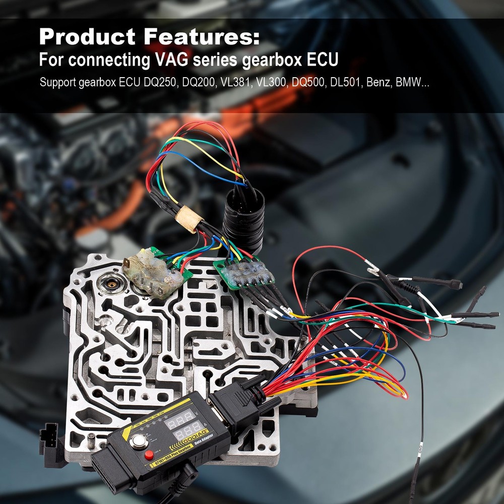 GT107+ DSG Plus Gearbox Data Adapter With Voltage Current Display For Benz/BMW