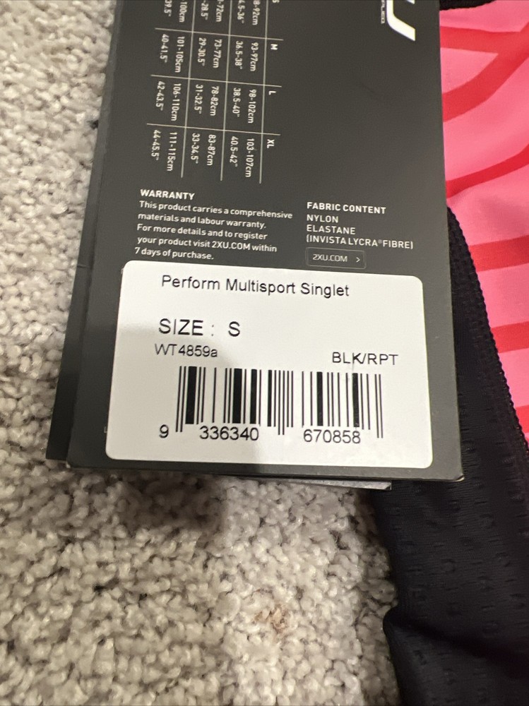 2XU Women's Compression Perform Multisport Singlet Size Small