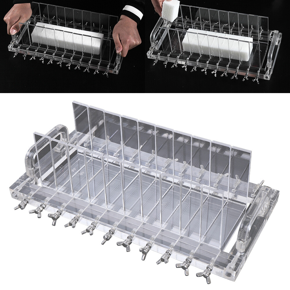 Acrylic Soap Cutter Set with Ergonomic Handle for Easy Soap Making