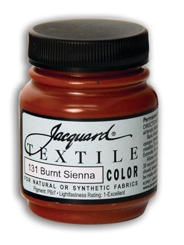 Jacquard Textile Paint 2.25 Oz Burnt Sienna