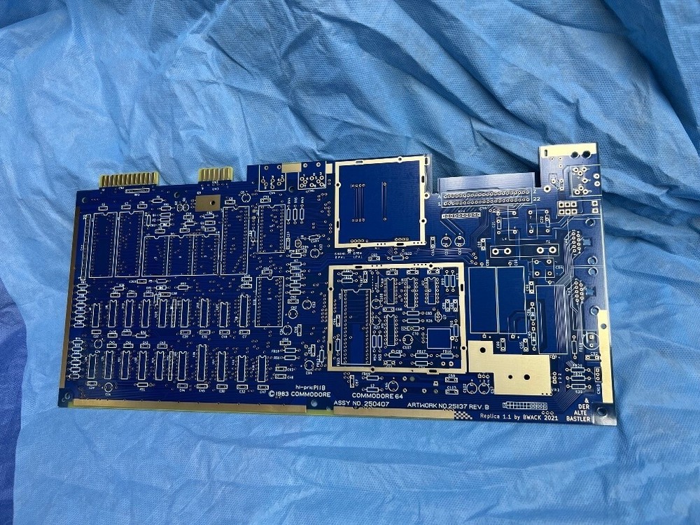 Commodore C64 Motherboard Replica 250407