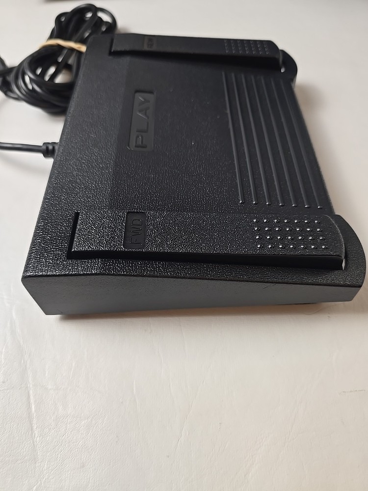 IN-DB9 INDB9 Foot Pedal for Computer 3 Button Programable Tested Working Well