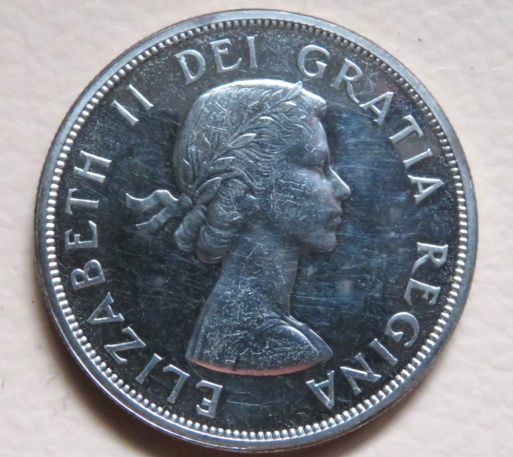Canada. 1962 Silver - 1 Dollar.. BU
