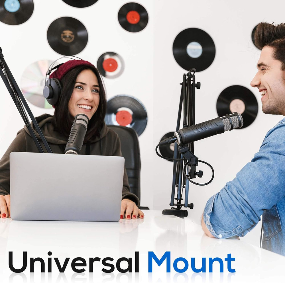 -PRO USB Suspension Boom Microphone Stand - Adjustable Compact USB Microphone Ar