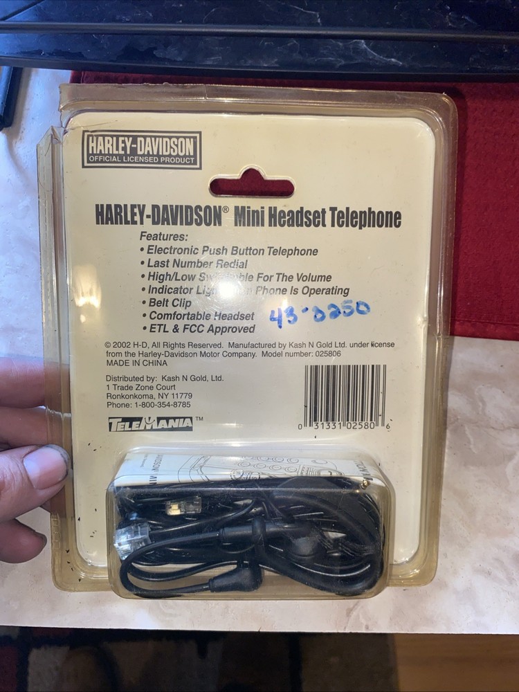 Harley Davidson, Mini Headset, Telephone