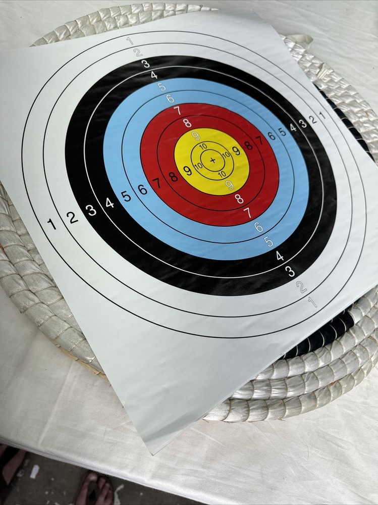 Archery Targets Traditional Solid Straw round Archery Target Shooting Bow Colour