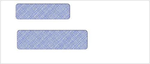 500 Self Seal Double Window Envelope | Item #CE21S