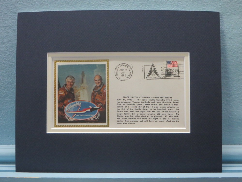 Columbia, the first US Space Shuttle Final Test Flight & Commemorative Cover