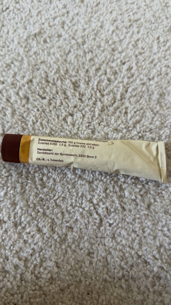 German WWII Sunscreen Original Full