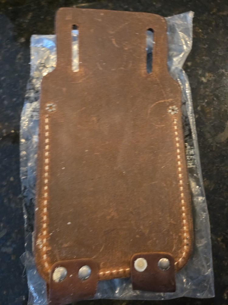 Bashlin 111-gh LEATHER TOOL HOLDER BELT MOUNTED LINE ELECTRICAL TOOLS