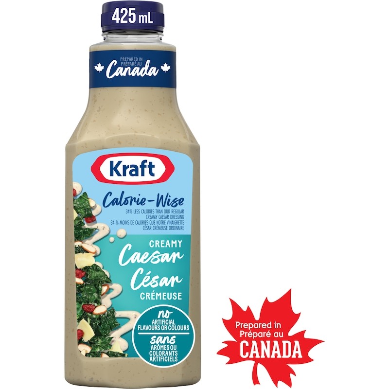 2-Pack Kraft Calorie-Wise Creamy Caesar Salad Dressing