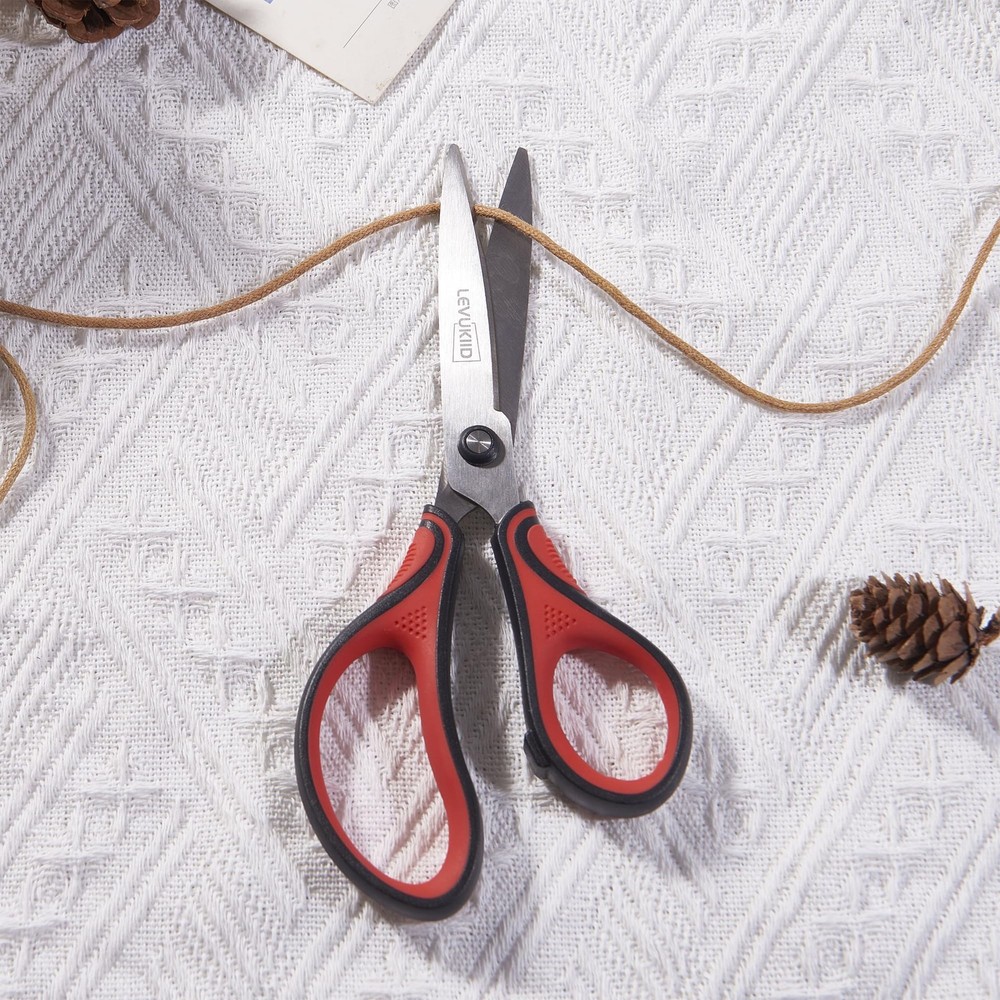 Scissors All Purpose 3 Pack, Office scissors,Sharp Pointed Tip & Comfort Grip...