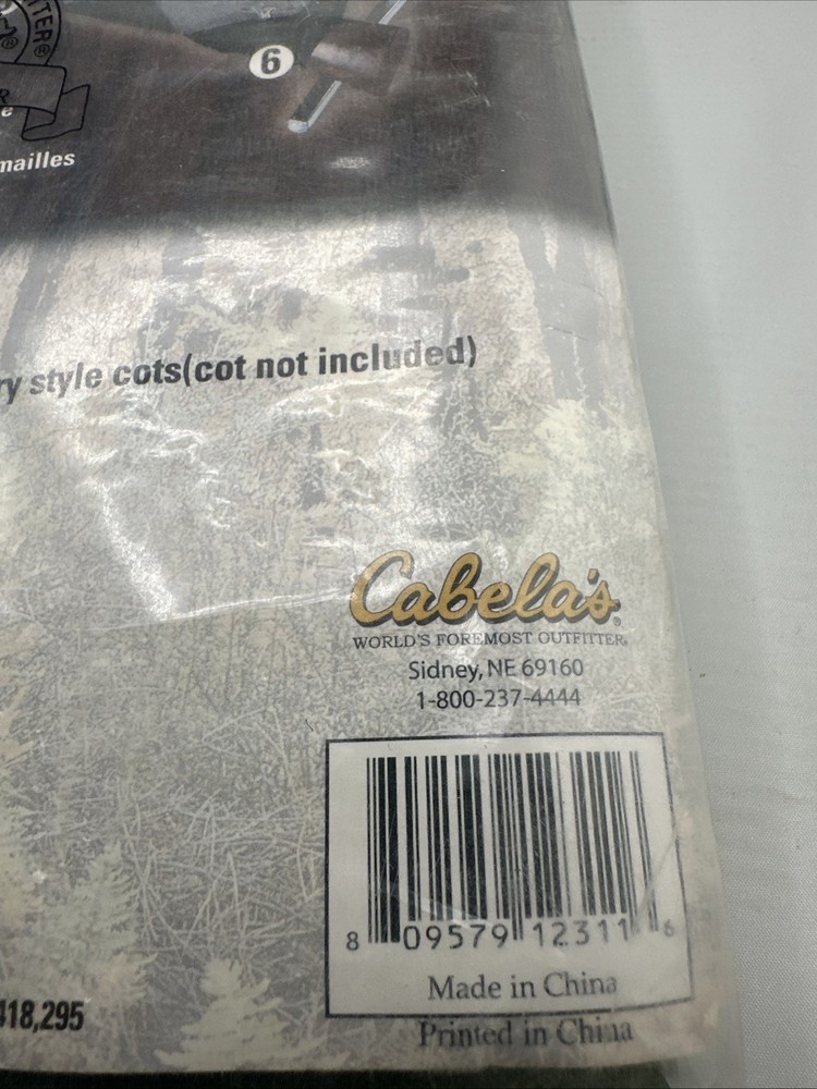 Cabela’s Outfitter Standard Cot- Side Nightstand New In Pkg