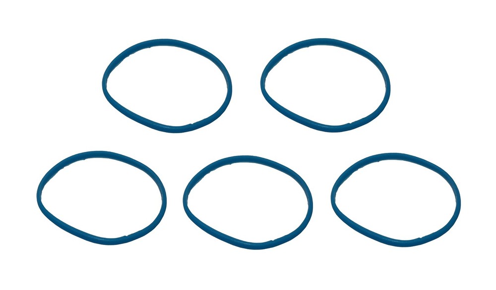 5 Pack Rubber Blue Ring for Shure GLXD24/B58A Digital Wireless Handheld Mics