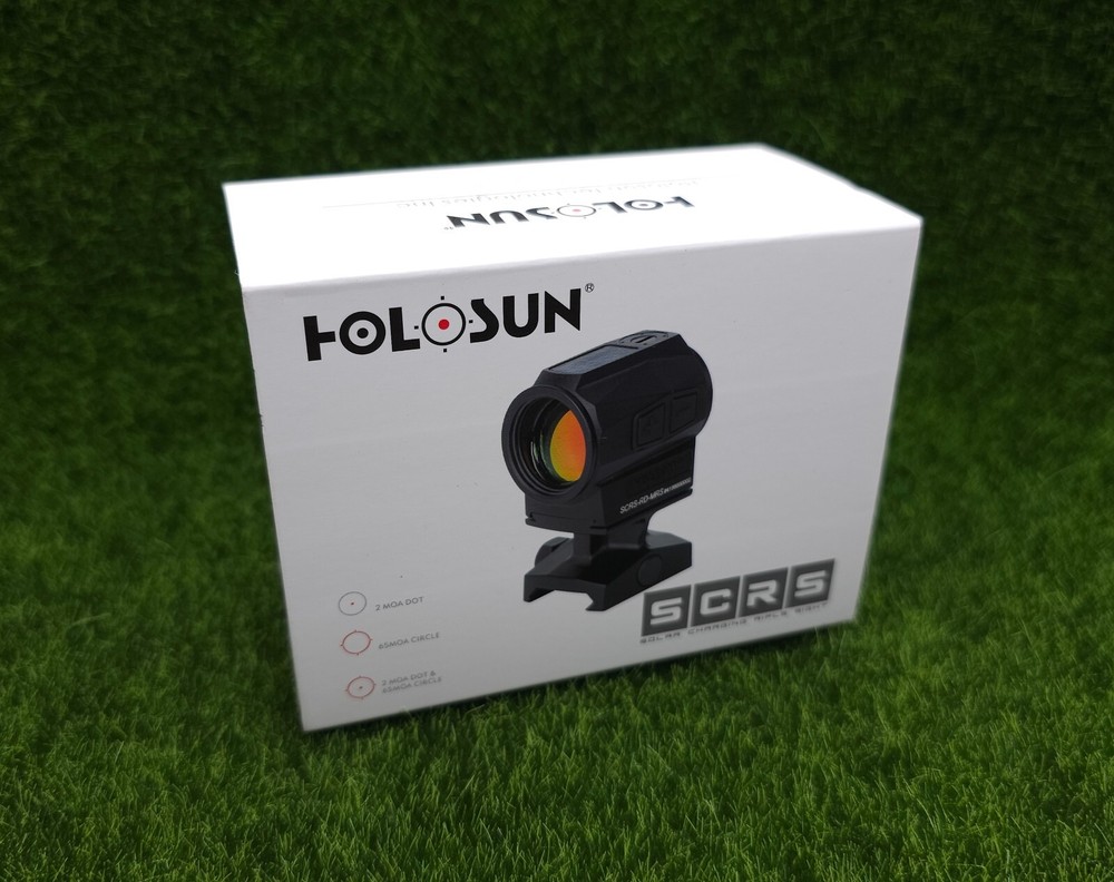 Holosun SCRS Solar Charging MRS Multi-Reticle System Red Dot Sight - SCRS-RD-MRS
