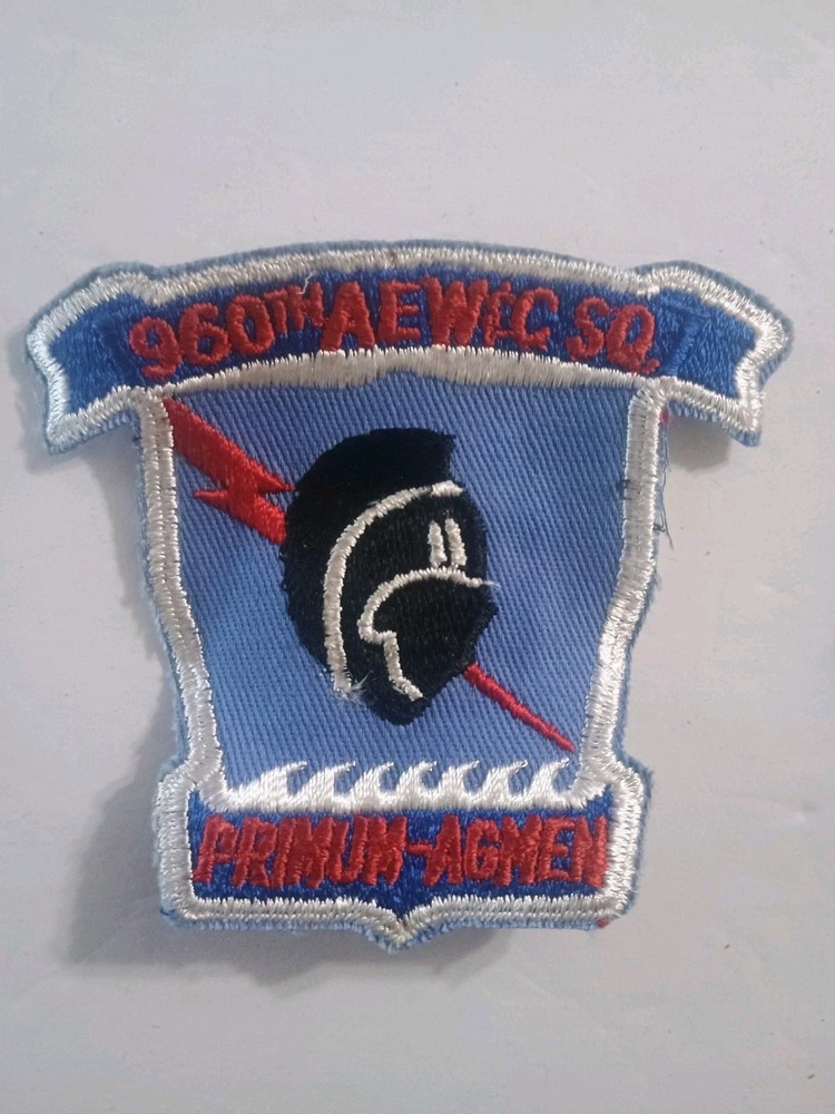 60s 960th AEWC SQ  patch