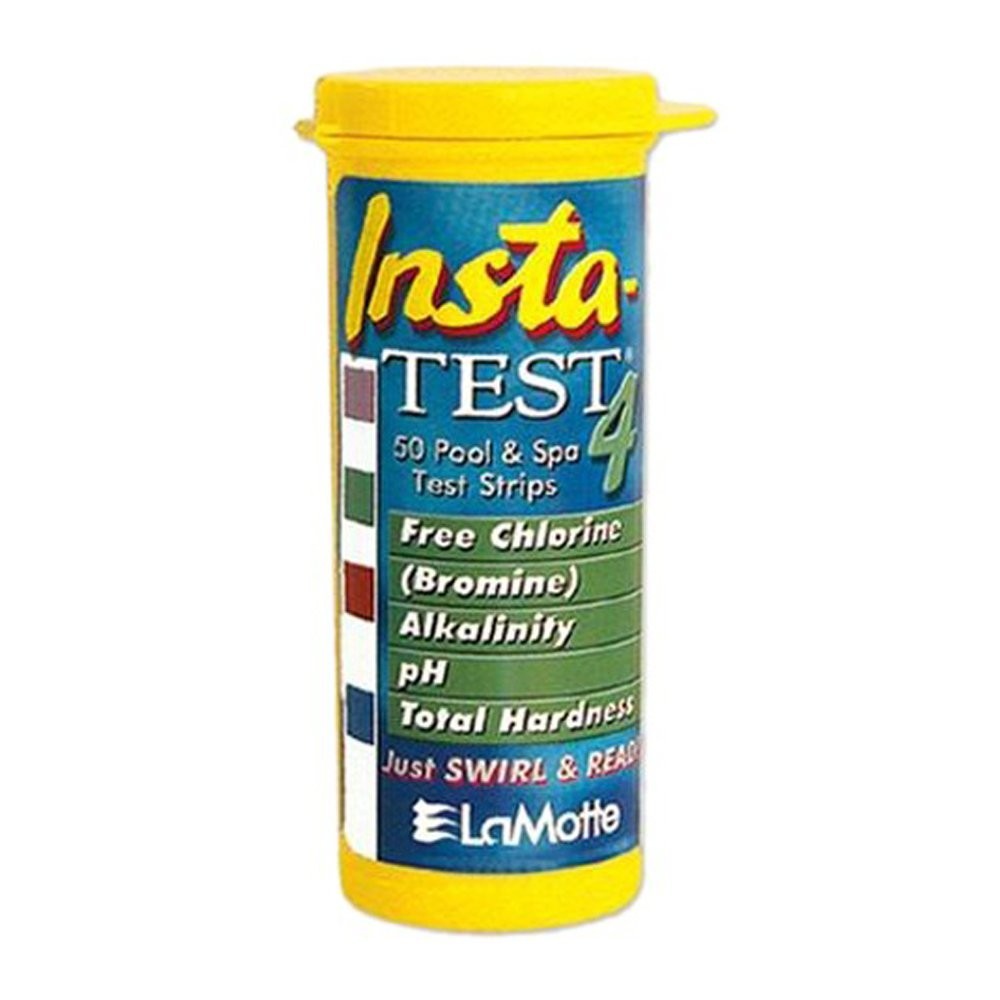 LaMotte Insta Test 4 Pool Spa Test Strips 50 Bottle 3029-12