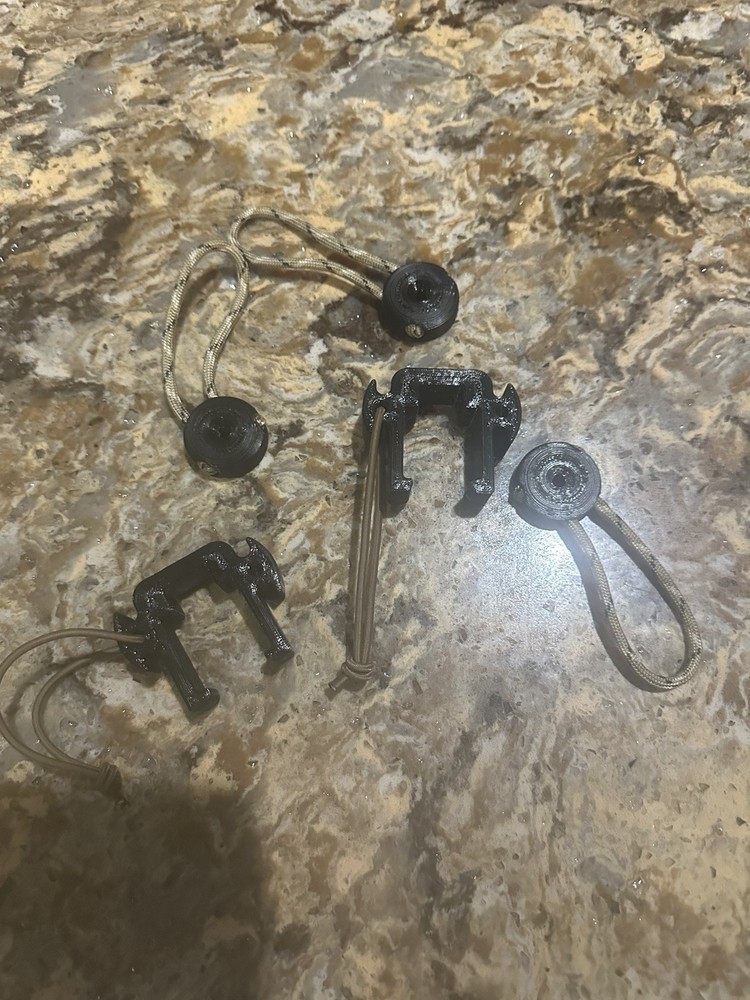 Tree stand climbing stick hangers