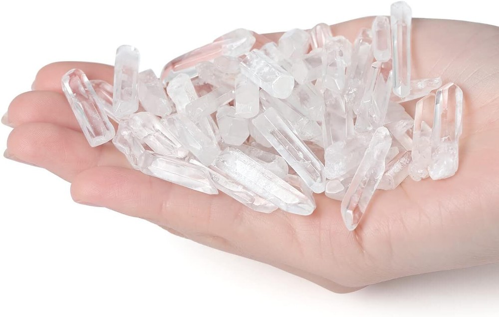 Clear Quartz Crystals Points Bulk Healing Crystal Stones Irregular Shape Raw Qua