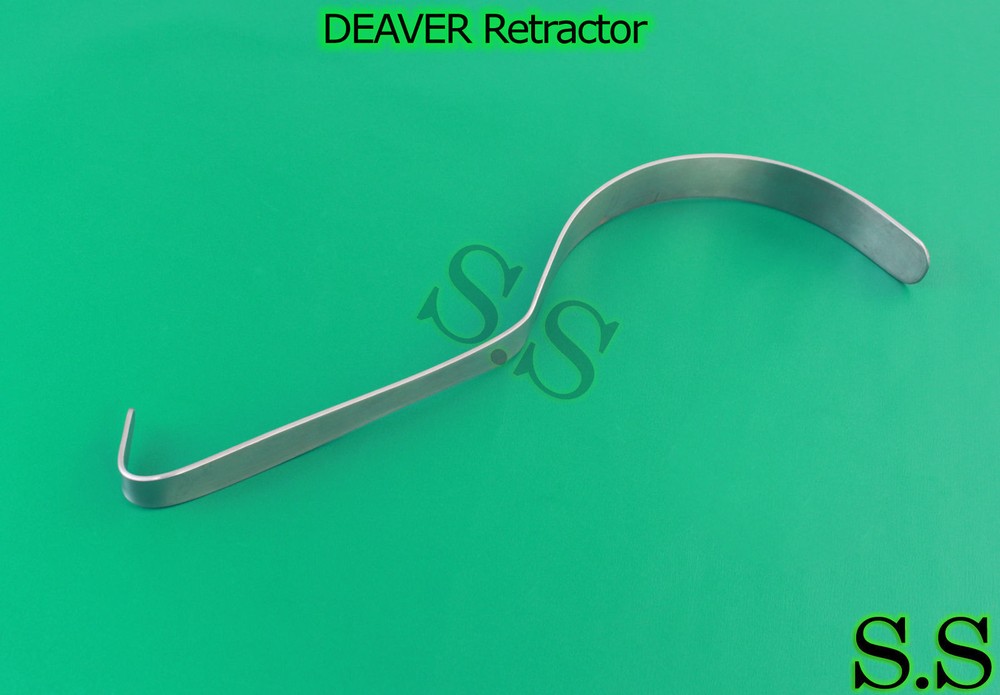 3 Pcs Deaver Retractor 1"×12" Surgical Solid Handle Instruments