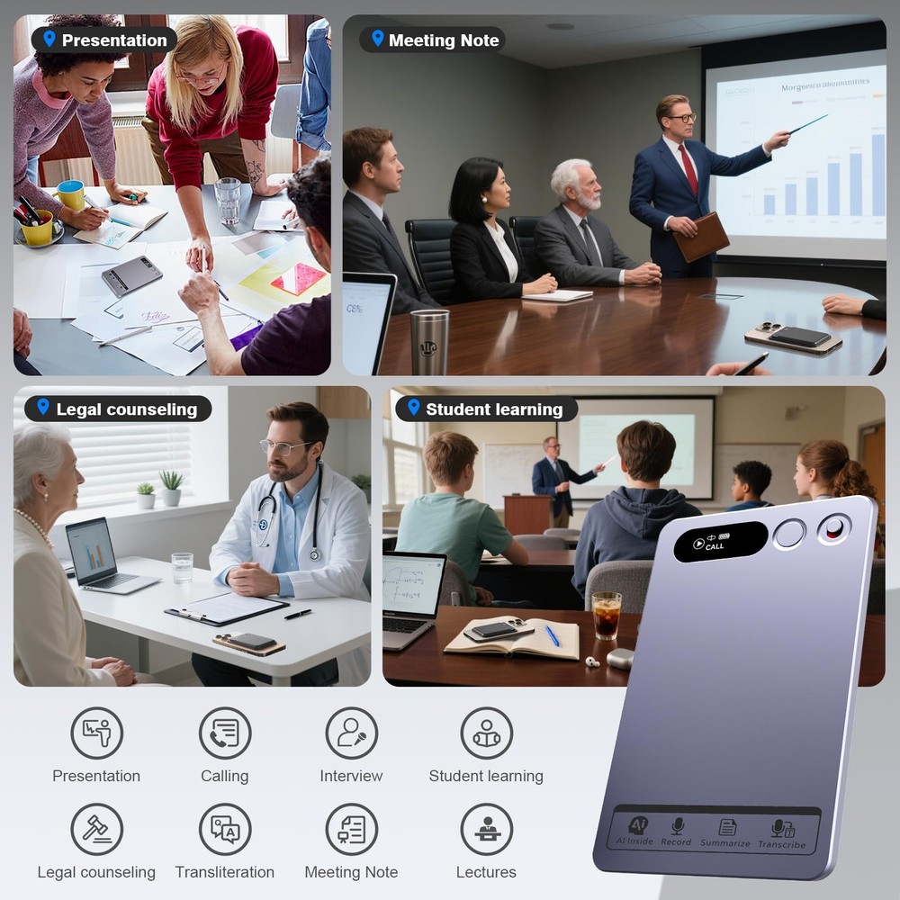 AI Voice Recorder, Note Recorder Transcribe & Summarize with AI...