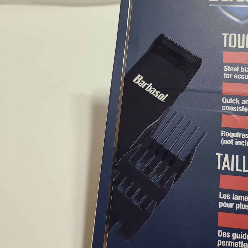 Barbasol 4 pc. Touch up Trimmer Set. Battery Powered.