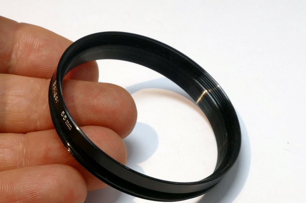 Soligor 55mm to 55mm ring Metal adapter threaded
