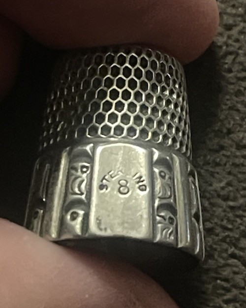 VTG Sterling Silver Thimble