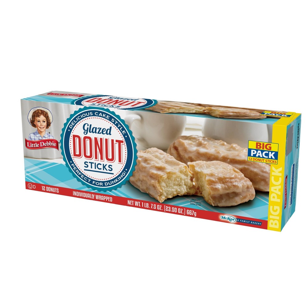 Big Pack Glazed Donut Sticks, 7.5 Oz (12 Count)