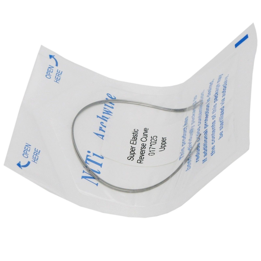 Dental Reverse Curve Arch Wire Niti Super Elastic Round/Rectangular True Form