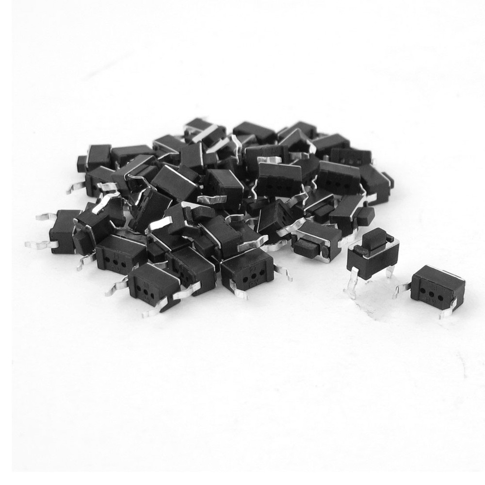 47pcs 3x6x5mm DIP Through Hole Momentary Touch Button Switch