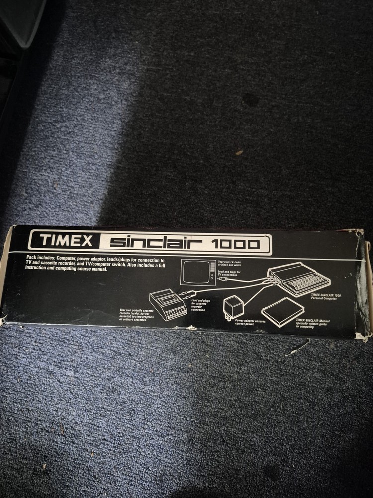 Timex Sinclair 1000 Vintage Personal Computer w/ Box (UNTESTED)