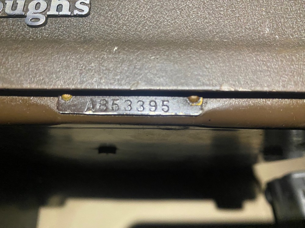 1948 Burroughs "Class 9" portable Adding Machine with subtraction