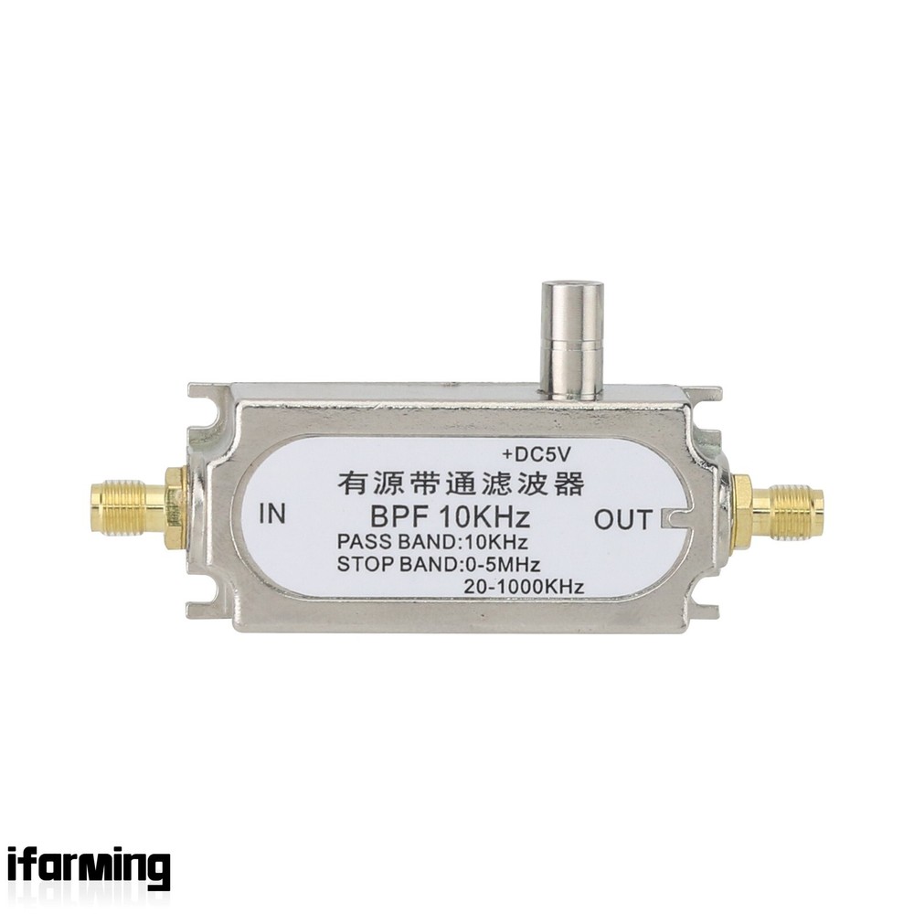 10KHz BPF Single Power Supply Active Bandpass Filter 45dB Suppression RF