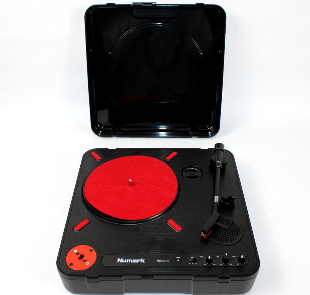 Numark PT01 Scratch Portable DJ Turntable w USB & Built in Scratch-Switch NewOB