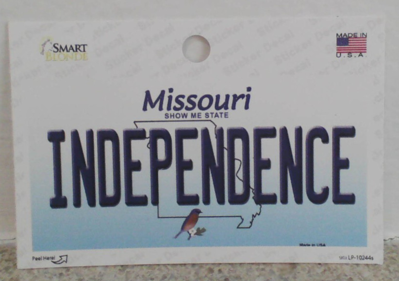Independence Missouri - 3"  Decal Sticker