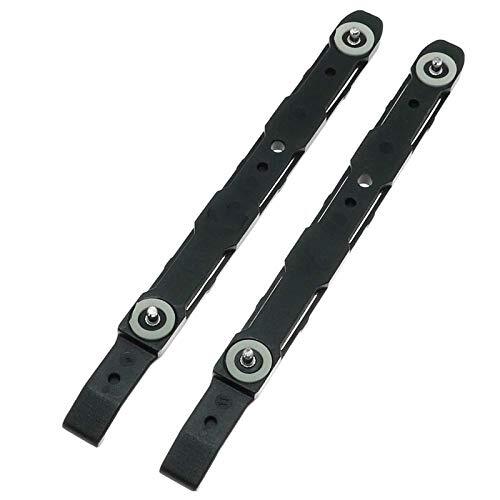 8 Pack Chassis Hard Drive Mounting Plastic Rails,Black