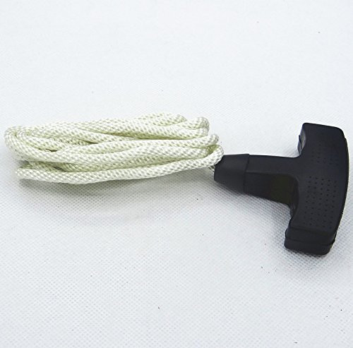 Outboard Motor Pull Start Rope Handle for Mercury.etc Recoil Starter Black