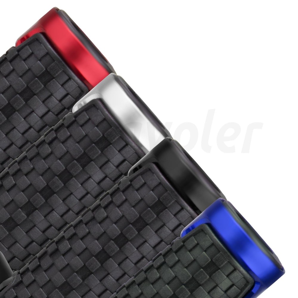 Amavoler Universal Motorcycle Handlebar Grips Fits for Medium, Black