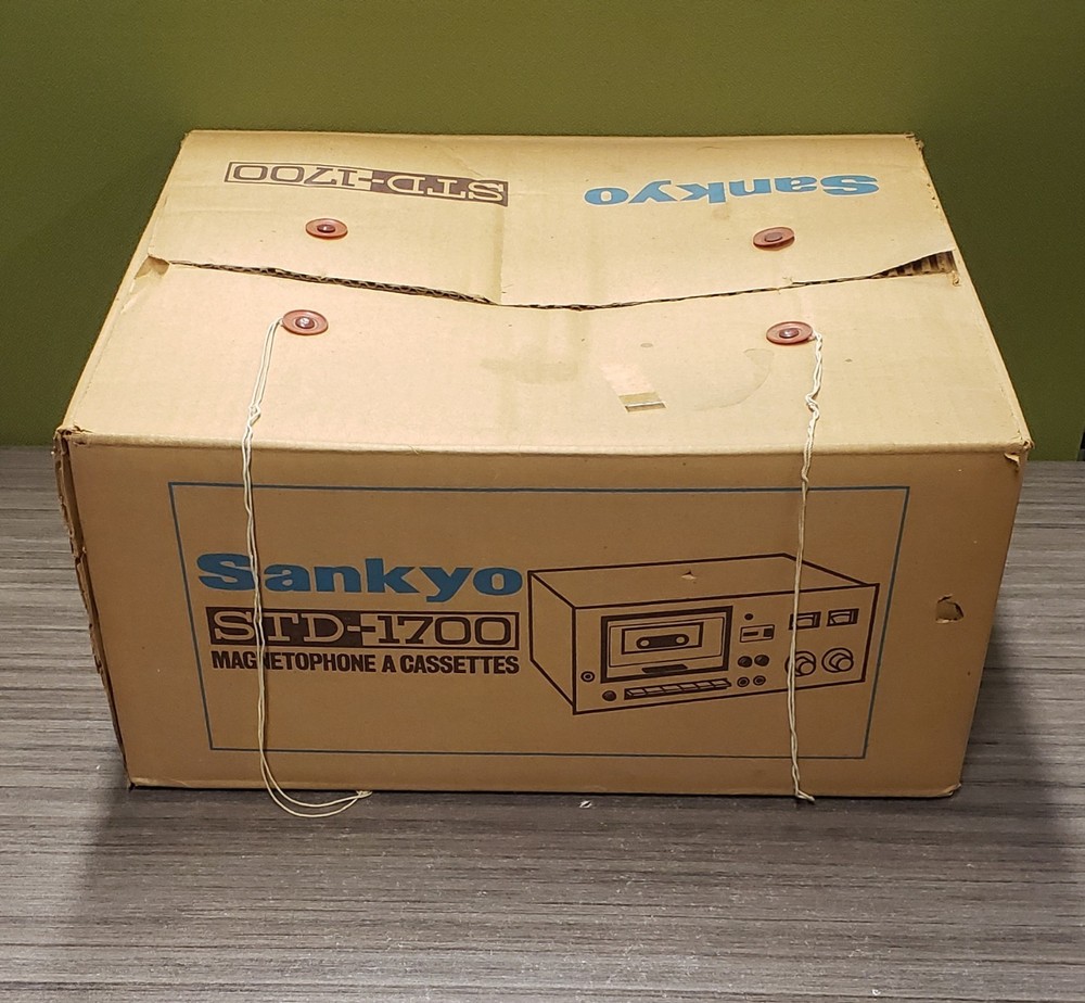 Sankyo STD-1700 Cassette Deck Stereo Vintage 1970s Dolby System + Box - READ