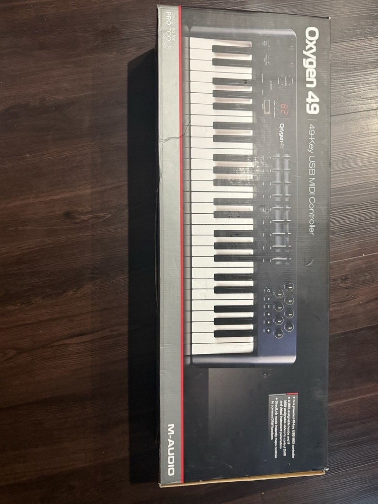 M-Audio Oxygen 49 49-Key USB MIDI Digital Keyboard Controller OXYGEN49