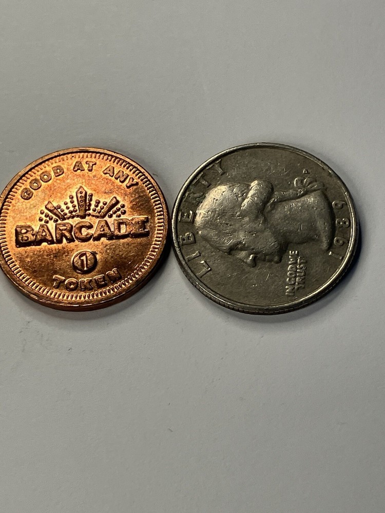 Barcade Original Arcade Bar Token #tj1