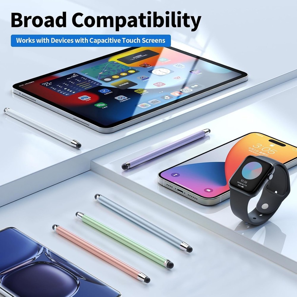 40PCS Universal Stylus Tips: Enhanced Sensitivity & Precision for All Devices