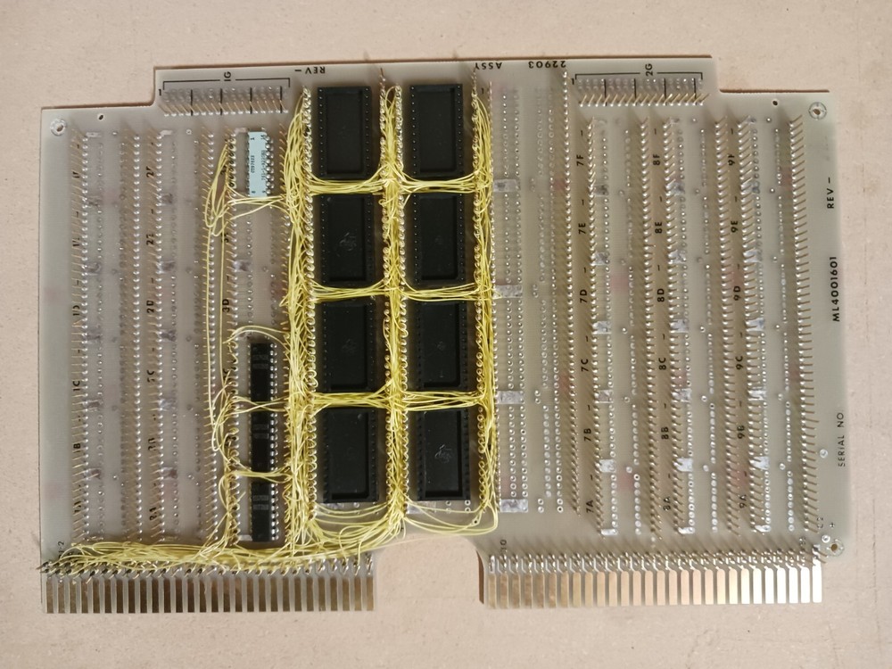 Assembly Board with (8) IC Input + (3) TTL, Gold-Fingered Edge Connectors