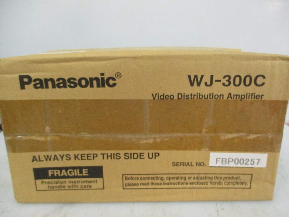 NEW PANASONIC VIDEO DISTRIBUTION AMPLIFIER WJ-300C