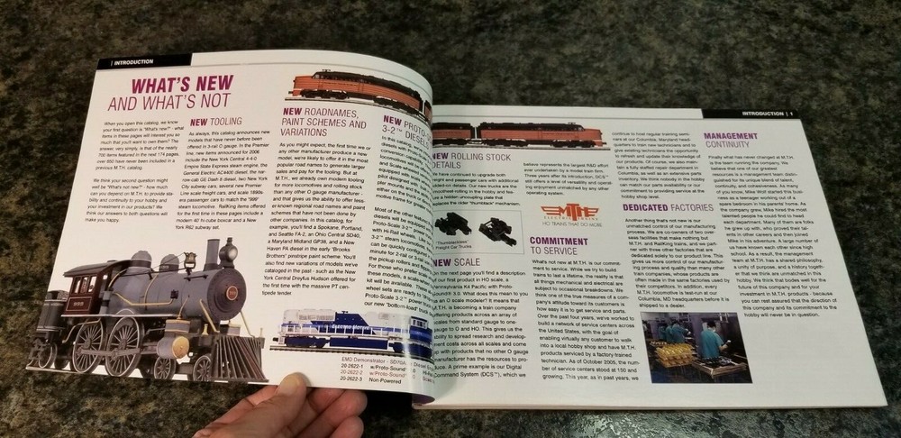 2006 MTH Electric Trains Catalog Volume I Railking / Premier