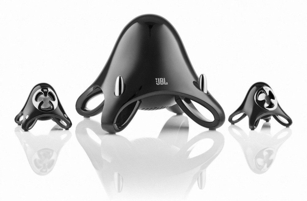 JBL creature IIl black selfpowered satellite black speaker & subwoofer system