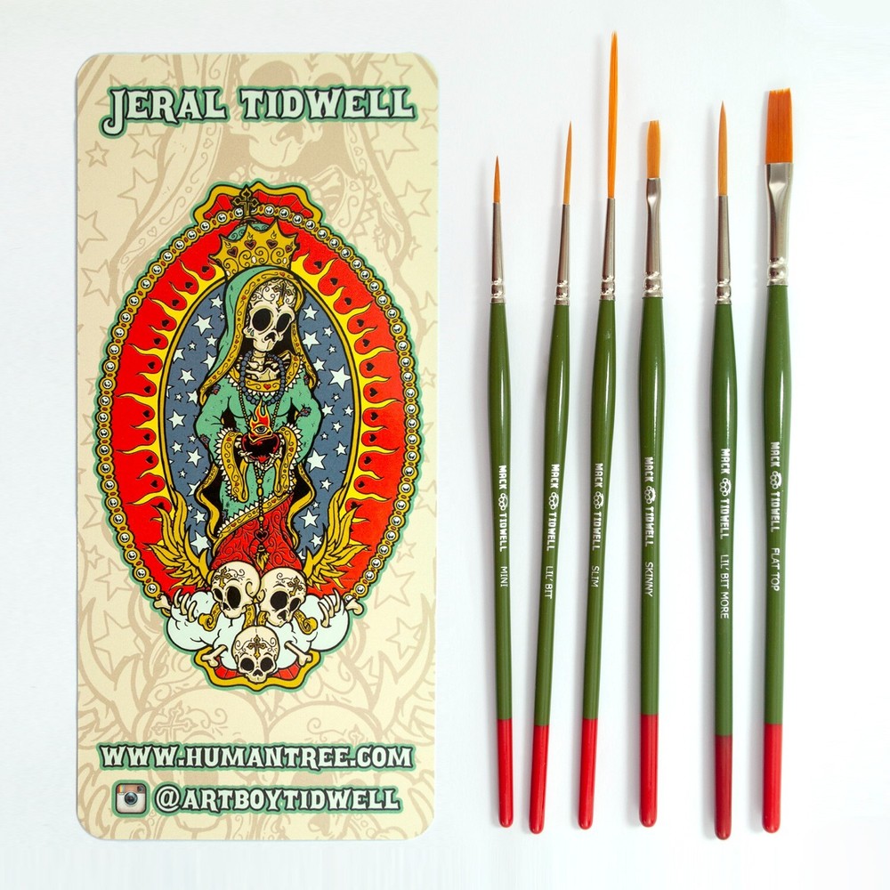 Mack Tidwell Brushes – M/T 6 Piece Set